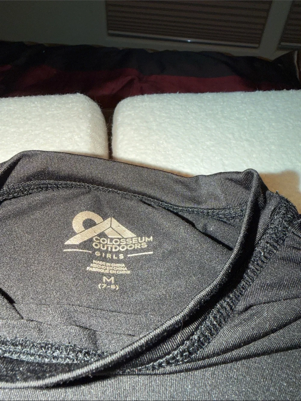 Colosseum Black Long Sleeve Athletic Tee